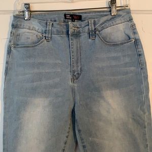 YMI Lightwash Skinny High Rise Jean